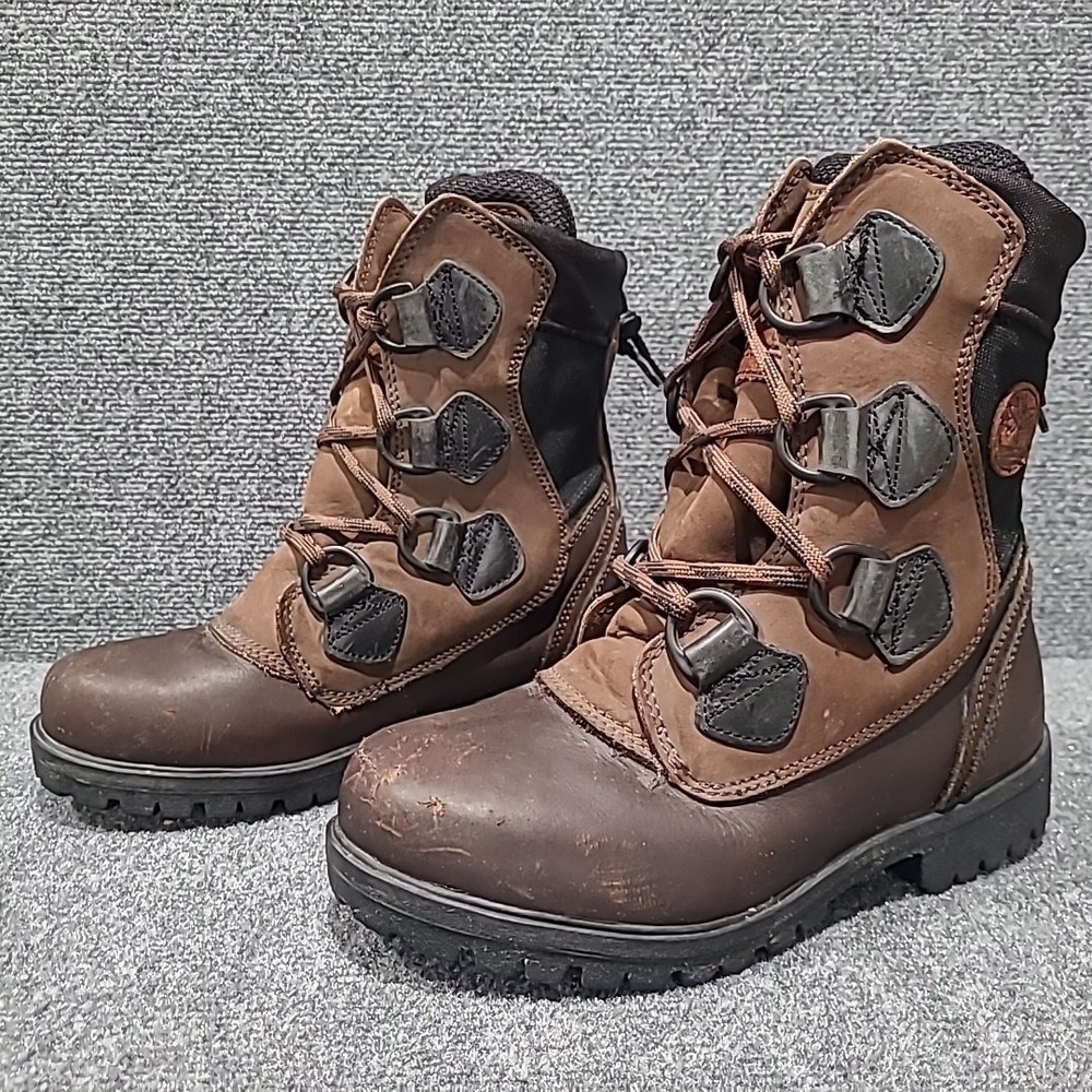 Timberland 77015 winter / Snow Boots Waterproof Men's Size 7‎ M US Rare Brown